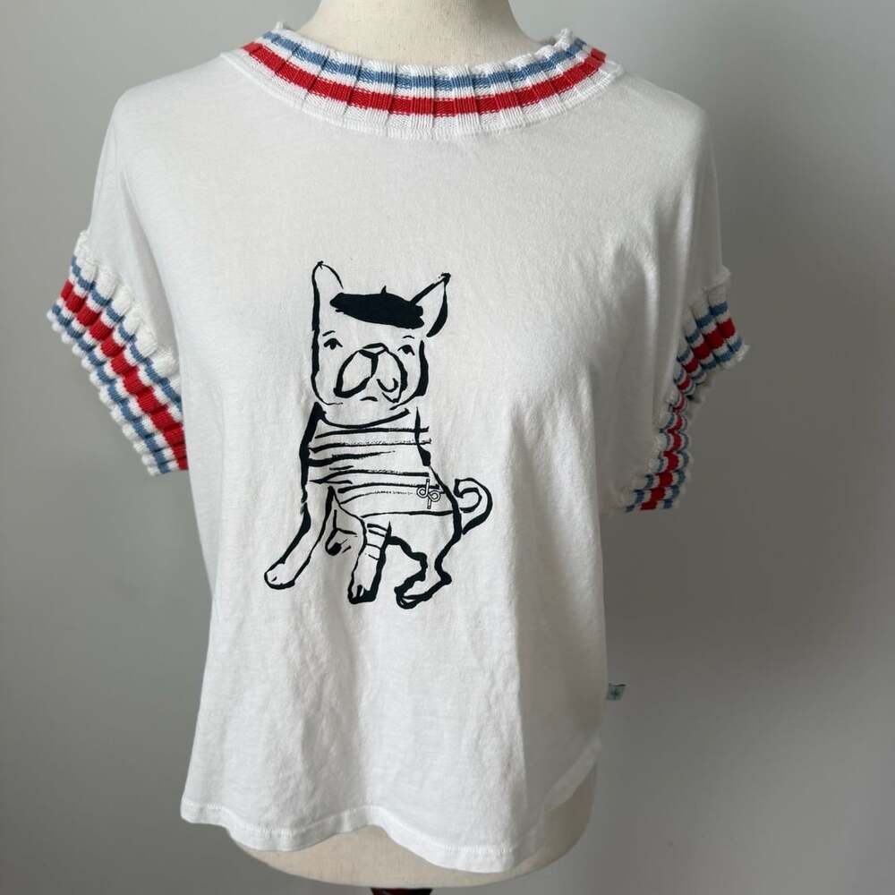 Daily Practice T-Shirt Size XS French Bulldog Olivia Sewell Art